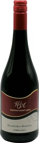 2021 Dornfelder Qualitätswein halbtrocken - Weingut Sankt Anna