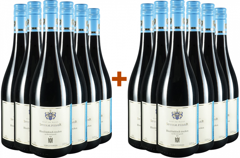 6+6 Paket Schozach Blaufränkisch - Weingut Graf von Bentzel-Sturmfeder