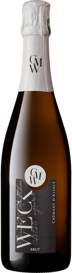 Crémant d'Alsace AOP brut nature Bio - Clément et Matthieu Weck