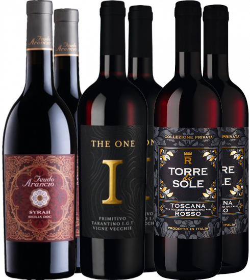 Italien Rotwein-Paket