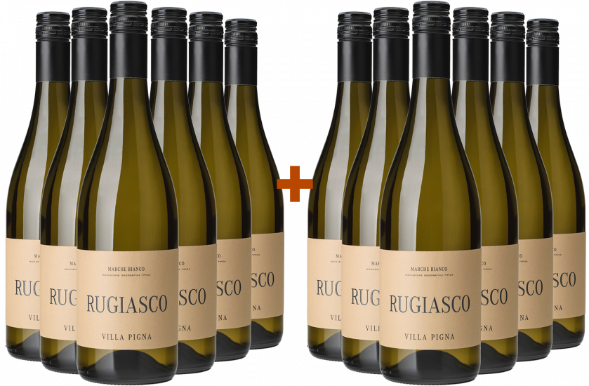 6+6 Paket Rugiasco Marche IGP - Cantina Villa Pigna