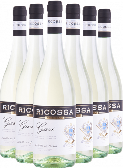 6er Paket Gavi DOCG - Ricossa