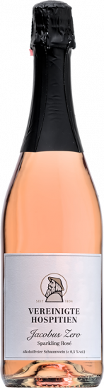 Jacobus Zero Sparkling Rosé - Weingut Vereinigte Hospitien