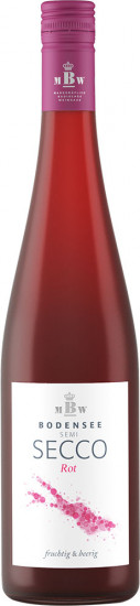 Bodensee-Semi-Secco Rot halbtrocken - Markgraf von Baden