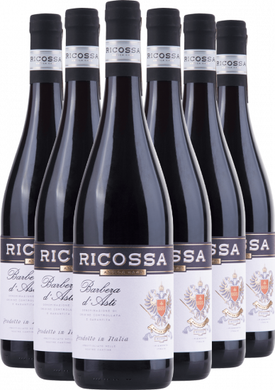 6er Paket Barbera d'Asti DOCG - Ricossa