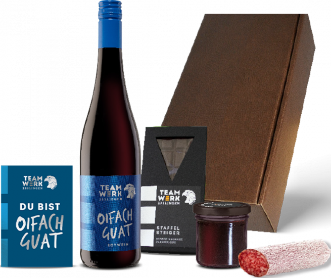 2er Präsentkarton Du bist oifach guat Deluxe - Teamwerk Esslingen e.G.