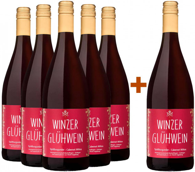 5+1 Paket Winzerglühwein rot - Winzergenossenschaft Bischoffingen Endingen