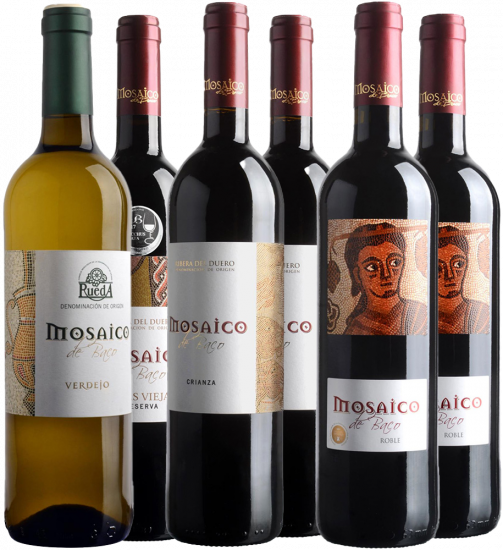 El Mosaico de Baco Kennenlern-Paket Ribera del Duero DO - El Mosaico de Baco