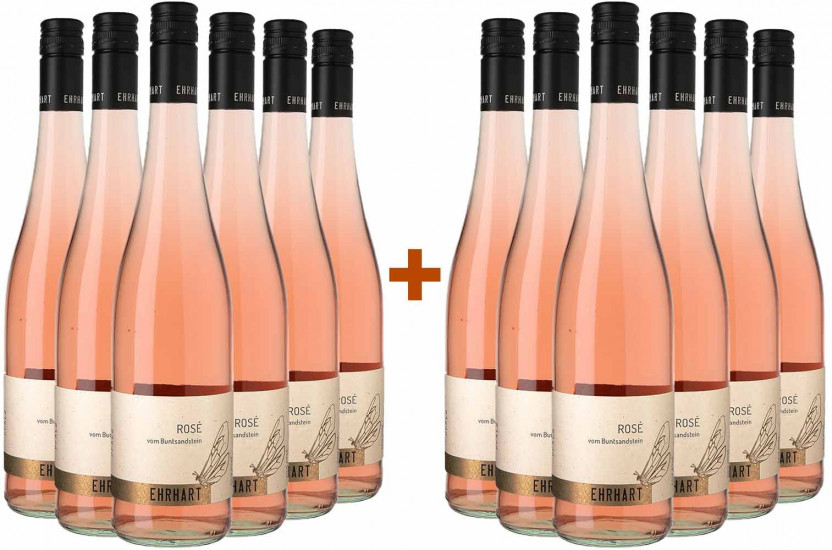 6+6 Paket Rosé vom Buntsandstein - Weingut Ehrhart