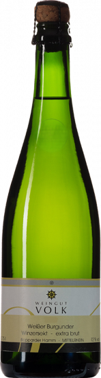 2022 Weißburgunder Winzersekt extra brut - Weingut Volk