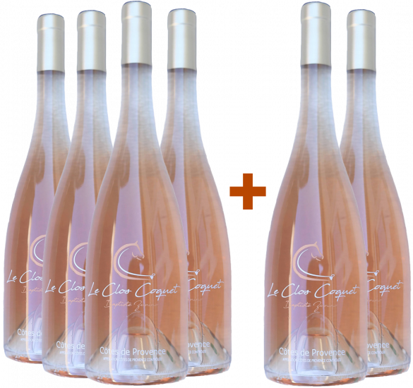 4+2 Paket Côtes de Provence Bio - Le Clos Coquet