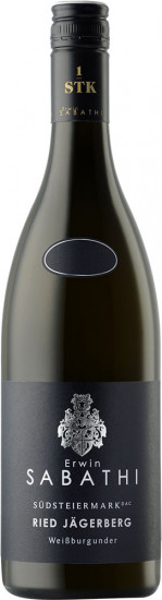 2023 Ried Jägerberg Weißburgunder trocken Bio - Weingut Erwin Sabathi
