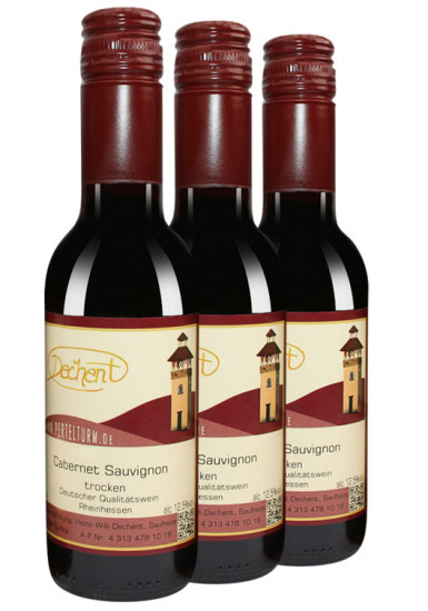 2014 Cabernet Sauvignon Holzfass   0,25L Singleflaschen trocken 0,25 L - Weingut Heinz-Willi Dechent
