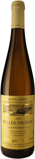 2018 Müller-Thurgau lieblich - Weingut Göhlen