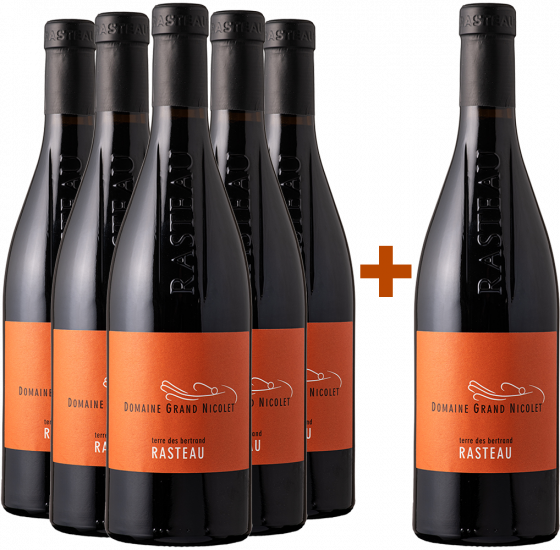 5+1 Paket 2023 Terre des Bertrand Rasteau - Domaine Grand Nicolet