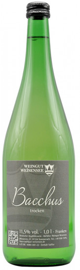 2025 Bacchus trocken 1,0 L - Weingut Weisensee