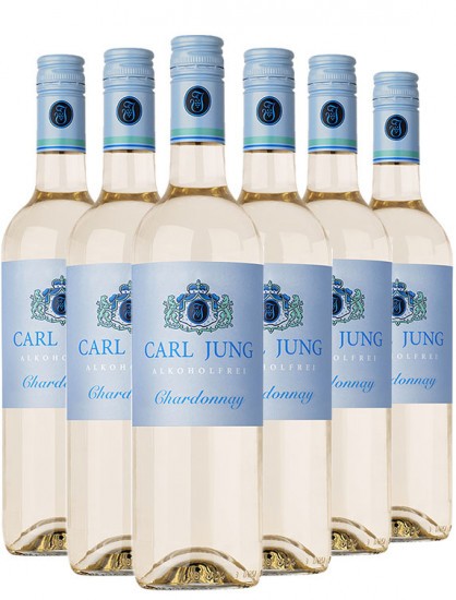 Chardonnay Entalkoholisierter Wein (6 Flaschen) - Carl Jung