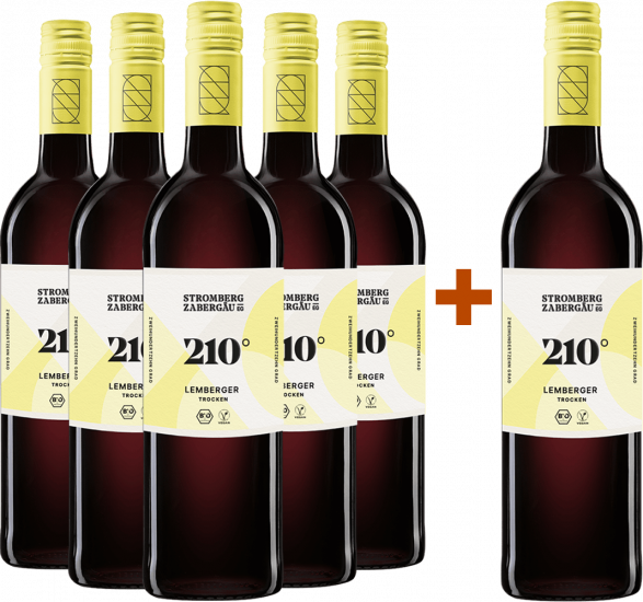 5+1 Paket 210° Erkundung Lemberger trocken BIO - Weingärtner Stromberg-Zabergäu