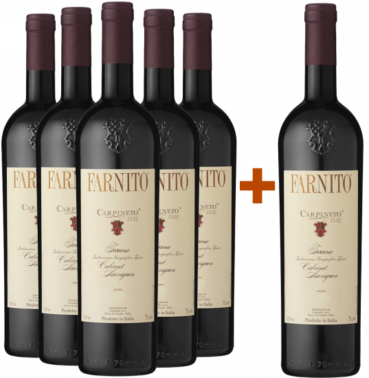 5+1 Farnito Cabernet Sauvignon Toscana IGP - Carpineto