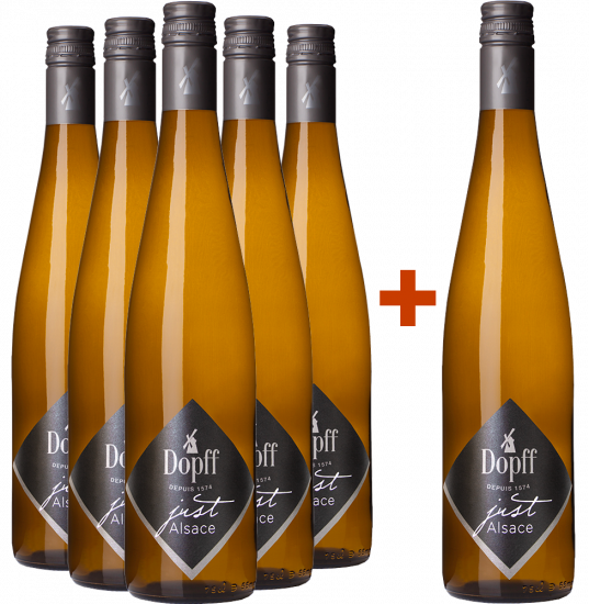5+1 Paket Cuvée Just Alsace - Dopff au Moulin