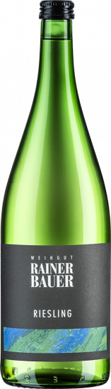 2024 Riesling halbtrocken 1,0 L - Weingut Rainer Bauer