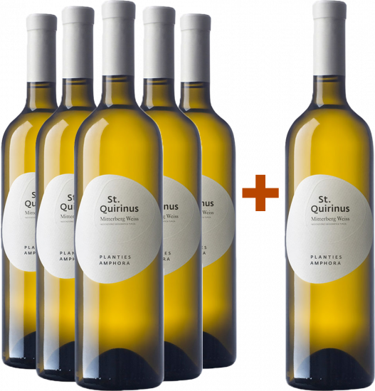 5+1 Paket Planties Weiss Amphora Mitterberg IGP Bio - St. Quirinus