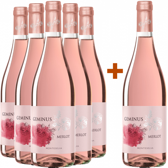 5+1 Paket Geminus Merlot - Monteselva
