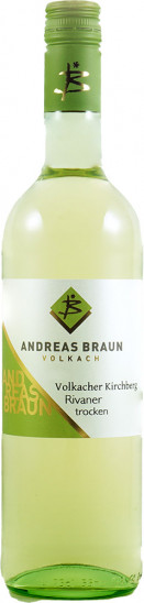 2024 Volkacher Kirchberg Rivaner trocken - Weingut Andreas Braun