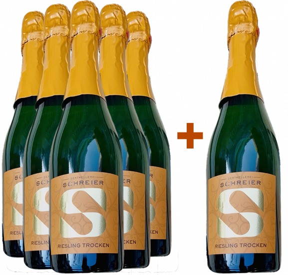 5+1 Paket Hausmarke Sekt - Wein- und Sektgut Schreier