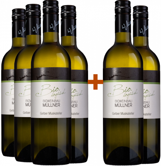 4+2 Gelber Muskateller Paket - BIO Weinbau Müllner