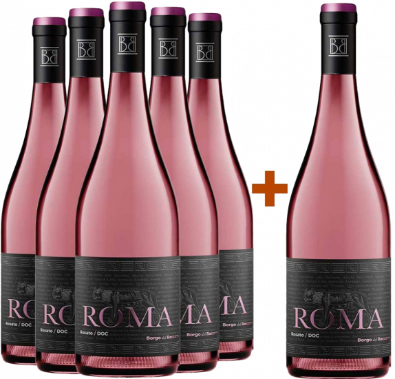5+1 Paket Rosato Roma DOC - Borgo del Baccano