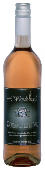 Romance en rosé - Entalkoholisierter Roséwein- Alkoholfrei trocken 0,735 L - Weinkellerei Weinkönig