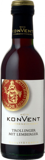 2024 Trollinger mit Lemberger halbtrocken 0,25 L - Weinkonvent Dürrenzimmern eG