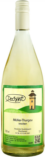 2020 Rivaner/ Müller-Thurgau trocken 1,0 L - Familienweingut Dechent