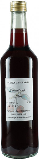 Sauerkirsch Likör 0,5 L - Weingut Klaus Haberkern