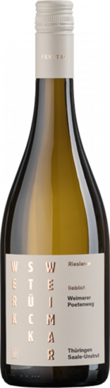 2023 Rieslaner Werkstück Weimar lieblich - Winzervereinigung Freyburg-Unstrut