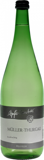 2024 Müller-Thurgau feinfruchtig feinherb 1,0 L - Weingut Apfelbacher