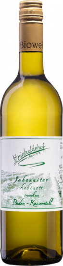 2015 Johanniter Kabinett trocken BIO - Weingut Steinhaldehof