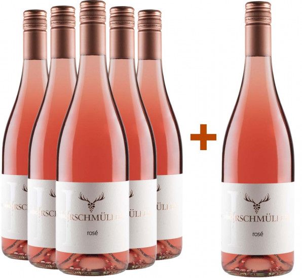 5+1 Rosé trocken Paket - Wein- und Sektgut Hirschmüller