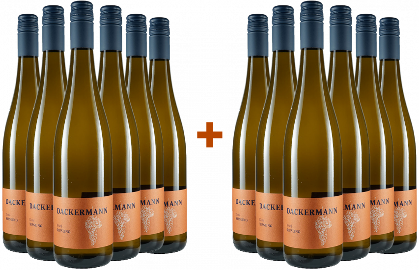 6+6 Paket Riesling Gutswein trocken - Weingut Dackermann