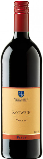 2024 Rotwein trocken 1,0 L - Winzerverein Deidesheim