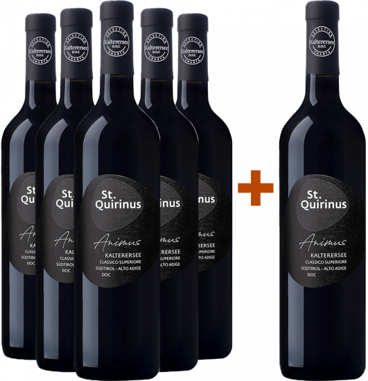5+1 Paket Animus Kalterersee Classico Superiore Alto Adige DOC - St. Quirinus