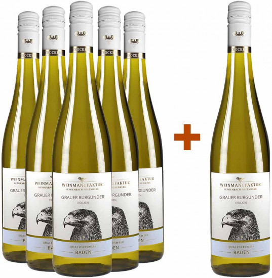 5+1 Paket Grauburgunder trocken - Weinmanufaktur Gengenbach