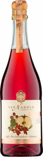 Frucht-Secco Apfel-Rote Johannisbeere Himbeere alkoholfrei - Obstkelterei van Nahmen