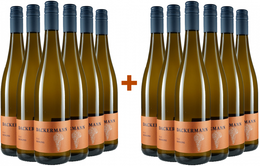 6+6 Paket Riesling Gutswein trocken - Weingut Dackermann