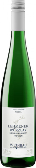 2020 Lehmener Würzlay Riesling Kabinett trocken - Weinbau Weckbecker