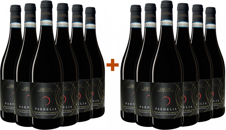 6+6 Paket Parhelia Montepulciano d'Abruzzo DOC - Cantina Colonnella