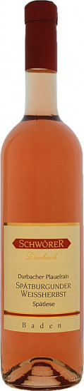 2021 Durbacher Plauelrain Spätburgunder Weissherbst Spätlese Weißherbst - Weinhaus Schwörer
