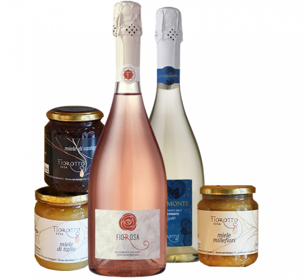 Schaumwein & Honig Weingeschenk 1,5 L - Fiorotto 1934
