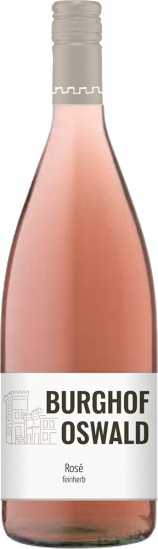 2025 Guntersblumer Rosé in der Literflasche feinherb 1,0 L - Weingut Burghof Oswald